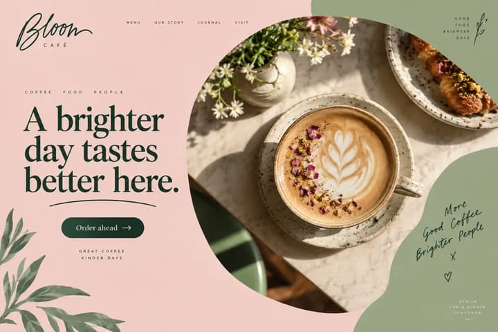 Café website