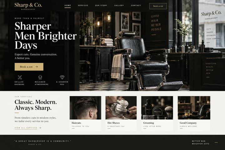 Barber website